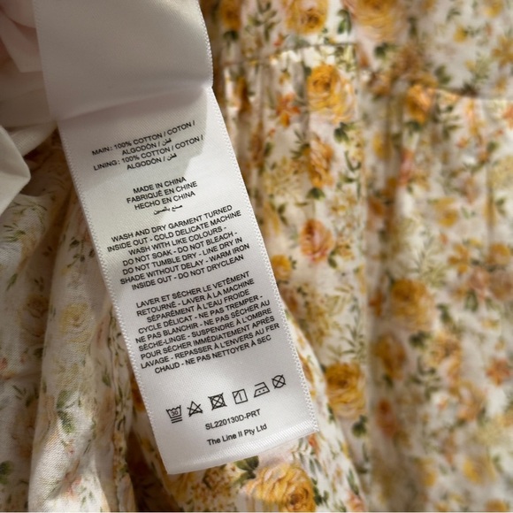 NWT- Significant Other Adele - Rosalie Print Yellow Floral Maxi Dress Size 2 - Picture 12 of 15